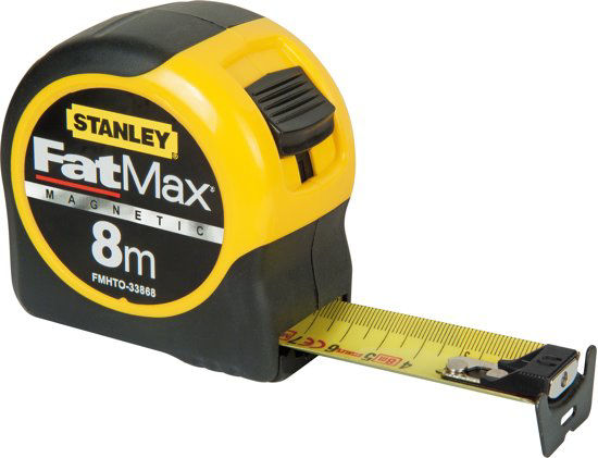 Afbeelding van ROLBANDMAAT STANLEY FATMAX 8M MAGNETISCH