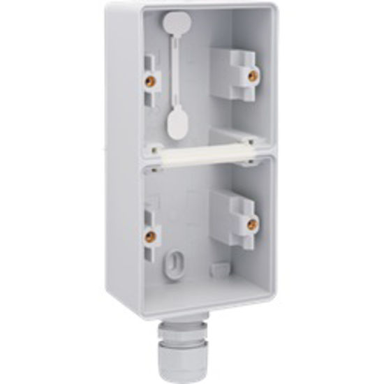 Afbeelding van OPBOUWDOOS IP55 2V VERTICAAL 1XWARTEL