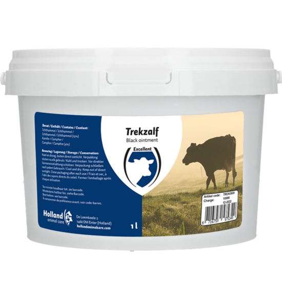 Afbeelding van ZWARTE TREKZALF  1 L