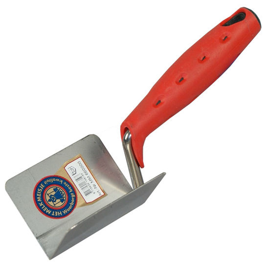 Afbeelding van HOEKTROFFEL MELKMEISJE BINNENHOEK RVS