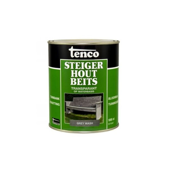 Afbeelding van STEIGERHOUTBEITS TENCO GREY WASH 1 LT