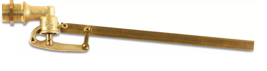 Afbeelding van VLOTTERKRAAN MESSING 3/4"BUI