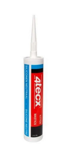 Afbeelding van SILICONENKIT 4TECX TRANS/GRIJS 310ML