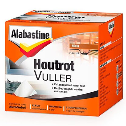 Afbeelding van HOUTROTVULLER ALBASTINE 500GR