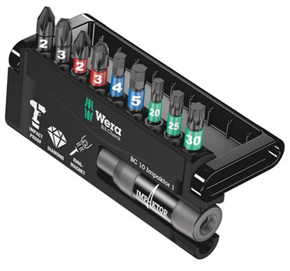 Afbeelding van BITSET WERA IMPAKTOR 10-DLG