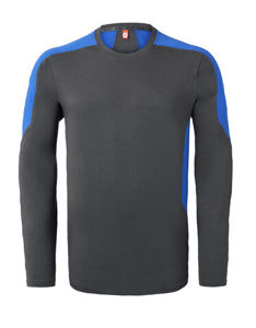 Afbeelding voor categorie T-shirt lange mouw Havep grijs/blauw