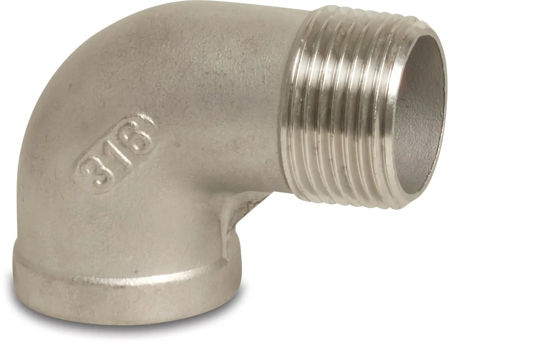 Afbeelding van KNIE RVS 90 GR NR 92 1/4"