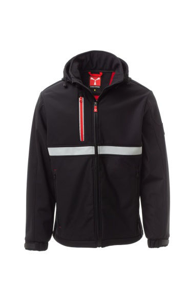Afbeelding van SOFTSHELL WISE PAYPER ZWART MT 4XL