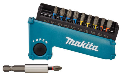 Afbeelding van SLAGSCHROEFBITSET MAKITA 11-DLG E-03573